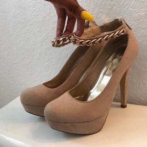 Gold Chain Heels